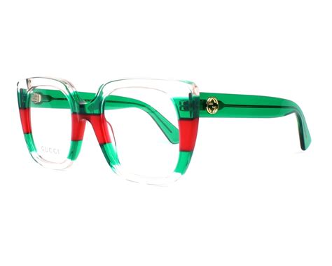 gucci glasses frames green and red|gucci prescription eyeglasses for women.